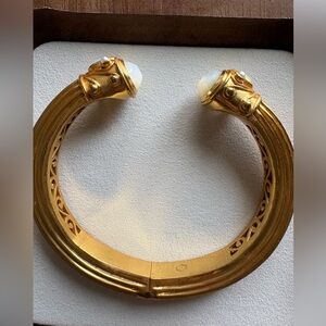 Julie Vos Elegant Gold Cuff Bracelet